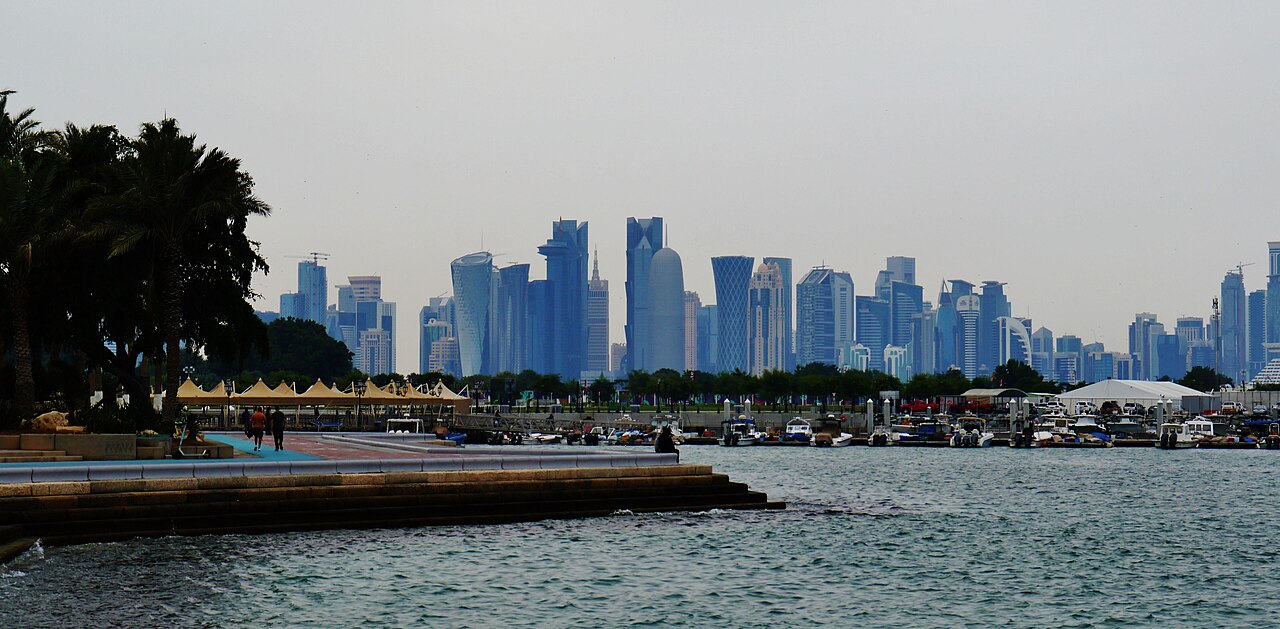 Doha: Doha Corniche Skyline View 1
